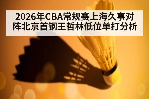 2026年CBA常规赛上海久事对阵北京首钢王哲林低位单打分析